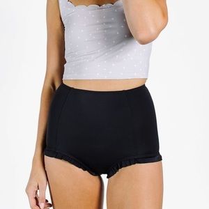 Kortni Jeane Black All Ruffled Up Bottoms